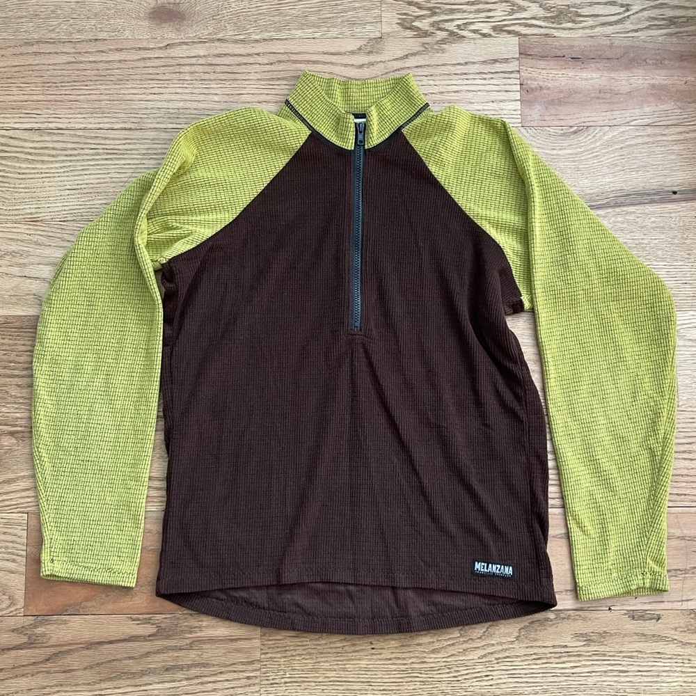 Melanzana mircogrid quarter zip